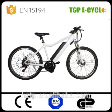 TOP new style 48V 750W mid motor electric mountain bike 2017